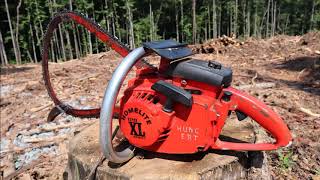 Bow Saw Chainsaw HomeLite Super XL 12 Bowsaw 1978 [upl. by Aremahs]