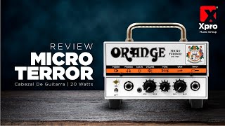 Xpro  Cabezal amplificador de guitarra Orange Micro Terror ¡Moviendo una caja 4 x 12 sin problemas [upl. by Eidur88]