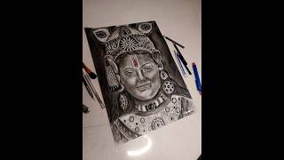 Ram Lalla Sketch Happy Diwali 🎆✨️ rammandir charcoaldrawing happydiwali [upl. by Yesnnyl]