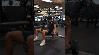 How to Push PAST failure on Incline Dumbbell Curl [upl. by Airamalegna633]