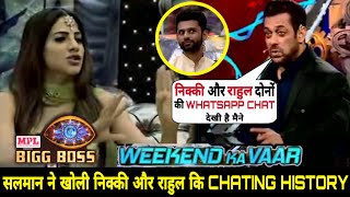 Bigg Boss 14 Weekend Ka Vaar Salman Khan Lashes Out On Nikki Salman Khan Stands For Rahul vs Nikki [upl. by Ekud73]