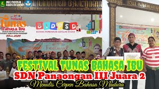 SDN Panaongan III Juara 2 Lomba FTBI Menulis Cerpen Bahasa Madura [upl. by Nettle]