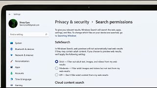 How To Enable Safe Search Filter On Windows 11 [upl. by Nerty]