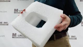 Types of Packaging Foam  explained by MLINE Custom Packaging Solutions [upl. by Hildebrandt]