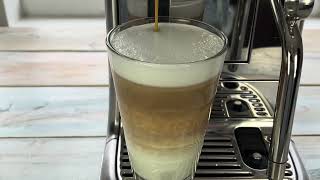 How to Make a Latte Macchiato with Nespresso Creatista Pro Machine [upl. by Ermengarde]