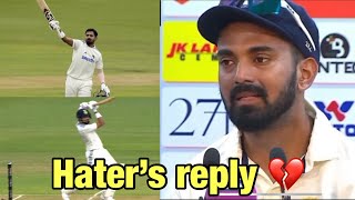 Kl Rahul reply to haters fans IND vs SA after match KL Rahul press conference interview [upl. by Charteris]