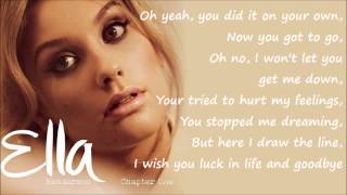 Ella Henderson  Missed Official Studio Version Lyrics on Screen Full Length New [upl. by Darill]