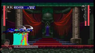 Castlevania SOTN Sega Saturn Hard amp Luck Mode  00 Dracula No damage nor subweapon [upl. by Irafat]