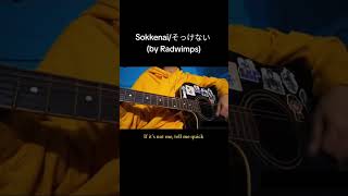 sokkenaiそっけない by radwimps short cover 歌ってみた cover radwimps そっけない sokkenai acousticcover [upl. by Ahseer109]