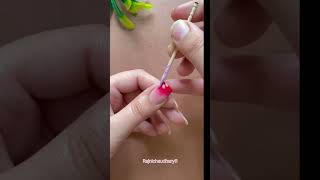 Easy nail art design 💅💐tranding nailart nails naildesign shortsviral shots shortsvideo [upl. by Ttezzil658]