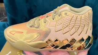 Puma MB01 Golden Child LaMelo Ball Basketball Shoes [upl. by Nitsirt]