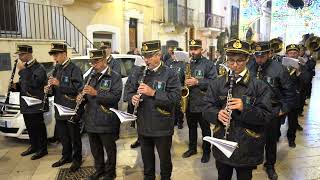 Banda di Triggiano  Marcia Angela  Apertura festa di San Trifone 2024 Adelfia Bari [upl. by Enwahs]