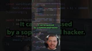 Don’t Use MathRandom to Create Verification Codes ⚠️webdevelopment webdeveloper backend [upl. by Aseram]