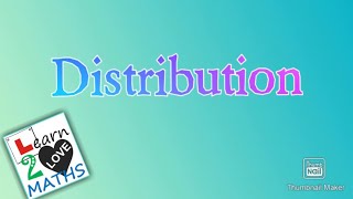 Distribution and its Classificationsmalayalam [upl. by Jaco305]