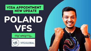 POLAND VFS Visa appointment New update VFS opening soon in INDIA 🔥 [upl. by Neahs]