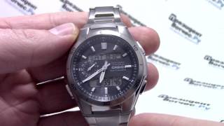 Часы Casio WAVE CEPTOR WVAM650TD1A  видео обзор от PresidentWatchesRu [upl. by Noitsirhc]