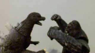 Godzilla Beats up King Kong [upl. by Hardy]