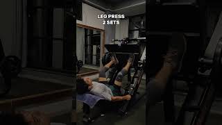 My current leg workoutbackworkoutreardeltworkoutbicepsworkoutworkoutsplit reels growthgym [upl. by Eillat]