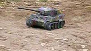 116 RC Tiger Tank [upl. by Annairb630]