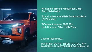 Mitsubishi Strada Athlete TVC 60s feat Brandon quotThe Truthquot Vera 2020 [upl. by Annadroj493]