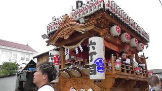 2024 服織田神社祭典 4日目（千秋楽）仲町屋台小屋へ向けて進行中 [upl. by Eiramanitsirhc]