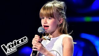 Gabrysia Piotrowska – „Kołysanka dla okruszka” – Przesłuchania w ciemno – The Voice Kids Poland [upl. by Aicenet725]