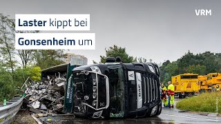 Unfall mit Laster in Gonsenheim [upl. by Shanleigh]