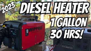 This Changes Everything WIPPRO Diesel Heater  CRAZY Fuel efficiency and NO ticking [upl. by Anatak24]