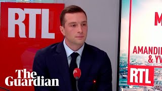 French farright leader Jordan Bardella says he is interested in pact with Les Républicains [upl. by Oskar]