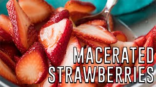 Macerated Strawberries Shorts [upl. by Kizzee]