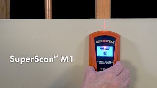 How to Find Studs with the Zircon SuperScan M1 Advanced Stud Finder [upl. by Aihsemot]