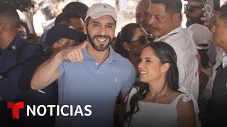 Bukele presume de haber obtenido el 85 de los votos en las elecciones en El Salvador [upl. by Rehtul669]