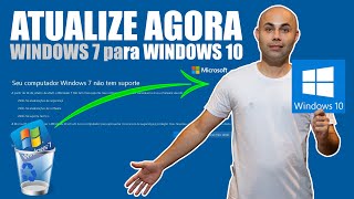 Como ATUALIZAR o Windows 7 para o Windows 10 [upl. by Naillimxam]