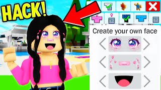 How to get RICH CUSTOM FACES in Roblox Brookhaven [upl. by Boehmer]