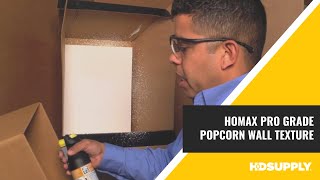 Homax Pro Grade Popcorn Wall Texture  HD Supply [upl. by Iva]