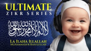 La ilaha illallah Muhammadur Rasulullah Zikir Beautiful Babies Lullaby for Sleeping  Poem for kids [upl. by Sirahs700]