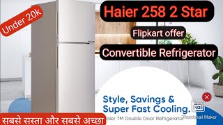 Haier 258 L 2 Star Refrigerator [upl. by Creath]