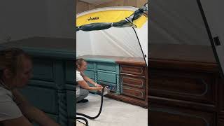 How To Use Earlex 5500 Spray Station With Chalky Chicks Chalk Style Furniture Paint [upl. by Sternberg]