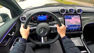 2023 Mercedes Benz GLC 200 4MATIC  pov test drive [upl. by Nrev]