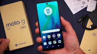 Motorola Moto G 5G 2024 Unboxing HandsOn amp First Impressions [upl. by Teria]