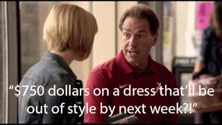 Nick Saban gives sage fashion advice in hilarious commercial [upl. by Ocsirf]