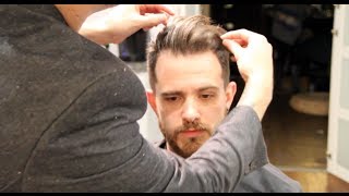 Pompadour  How to Style the Pompadour  pompadour hair style tutorial [upl. by Sucramel]