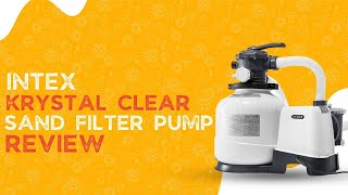 INTEX 26647EG SX2800 Krystal Clear Sand Filter Pump for Above Ground Pools 14in Review [upl. by Aitan]