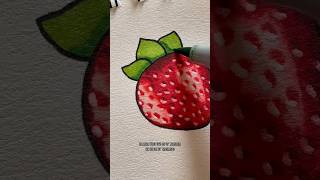 Fragolina a tratti monellina 🍓 asmr coloring ohuhu ohuhumarkers fragola disegno tutorial [upl. by Yerffoej]