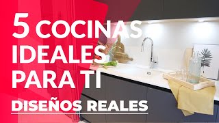 Cocinas MODERNAS y PEQUEÑAS ¡Para cualquier piso [upl. by Jarin]