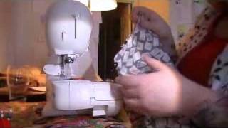 Simplicity 2247 How to sew shoulder seams using basting stitch [upl. by Yevol]