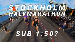 Stockholm Halvmarathon 2023  Sub 150 [upl. by Jock]