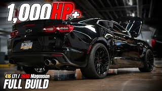 1000HP 2021 Camaro LT1 416 Stroker  2650 Magnuson Package  FULL BUILD [upl. by Harlene435]