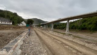 190821 Altenahr 360 Grad Blick auf Altenburg Update Ahr Flutkatastrophe [upl. by Ardnovahs]