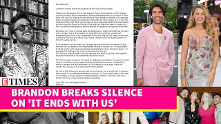 Brandon Sklenars Explosive Statement on It Ends With Us Backlash Slams Rumours  Blake Lively [upl. by Hamforrd]